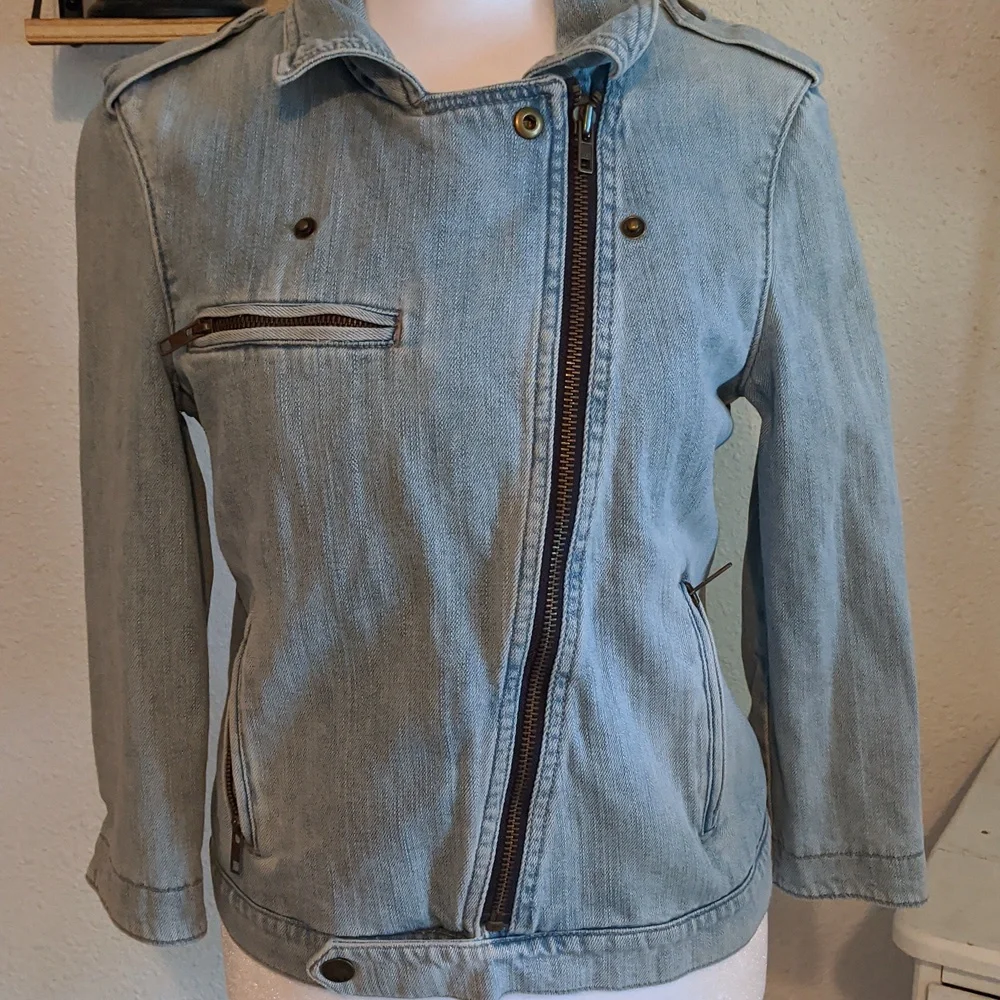Y2K Gap Jean Jacket Sz Sm - Picture 4 of 10